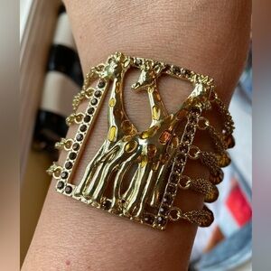 Giraffe Safari‎ Zoo Animals Panel Bracelet